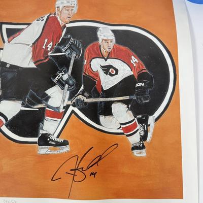 LOT 83: Vintage & Modern Sports Memorabilia: NHL Philadelphia Flyers, New York Yankees, NFL Football Games, England v Sweden Banner...