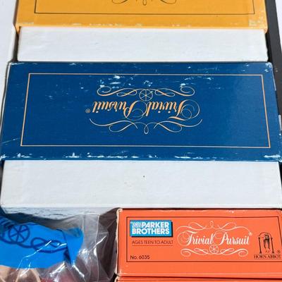 LOT 85: Trunk for Trivia, Cheers Board Game, Trump Board Game & Top Ten Lists Game