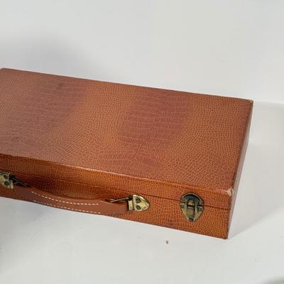 LOT 91: Three Luminarc NIB Card Party Glass Sets & Set of Poker Chips in Case