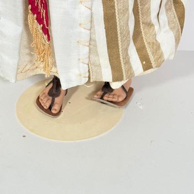 LOT 95: Jesus Water into Wine Doll by Ashton-Drake Galleries w/ Pots & COA