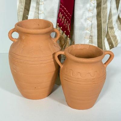 LOT 95: Jesus Water into Wine Doll by Ashton-Drake Galleries w/ Pots & COA