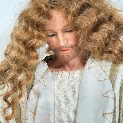 LOT 95: Jesus Water into Wine Doll by Ashton-Drake Galleries w/ Pots & COA