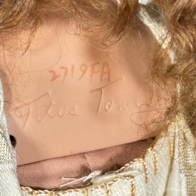 LOT 95: Jesus Water into Wine Doll by Ashton-Drake Galleries w/ Pots & COA