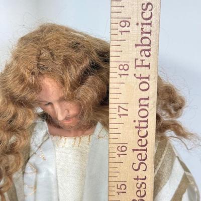 LOT 95: Jesus Water into Wine Doll by Ashton-Drake Galleries w/ Pots & COA