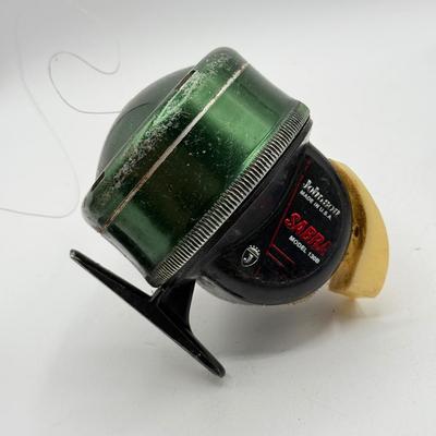 LOT 99: Vintage Fishing Reels: Johnson Sabra 130B, Haddon 283 & JC Higgins