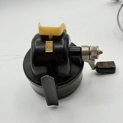 LOT 99: Vintage Fishing Reels: Johnson Sabra 130B, Haddon 283 & JC Higgins