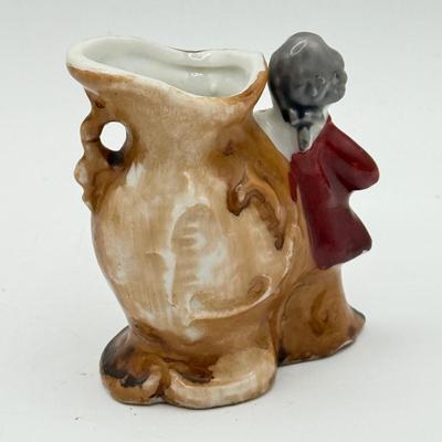 LOT 101: Porcelain Figurines: Victorian Figures, Delft Style Clogs & Windmill