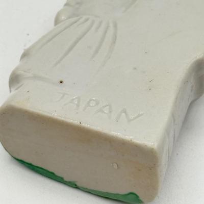 LOT 101: Porcelain Figurines: Victorian Figures, Delft Style Clogs & Windmill