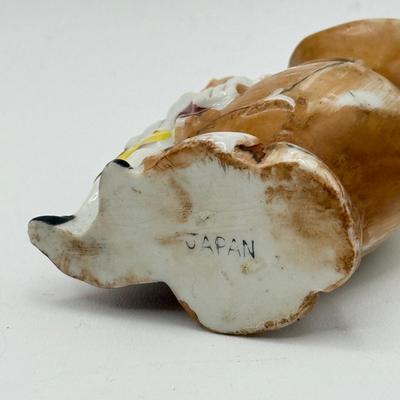 LOT 101: Porcelain Figurines: Victorian Figures, Delft Style Clogs & Windmill