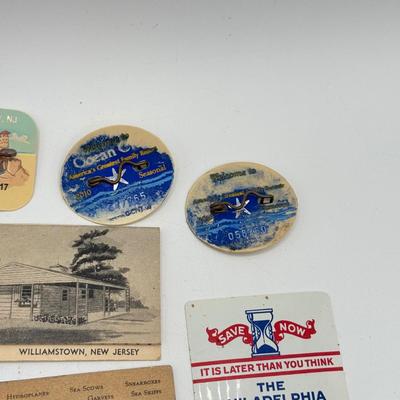 LOT 103: Album The Pennsylvania Academy of the Fine Arts, Many Vintage Pitman NJ Postcards, Local Ephemera