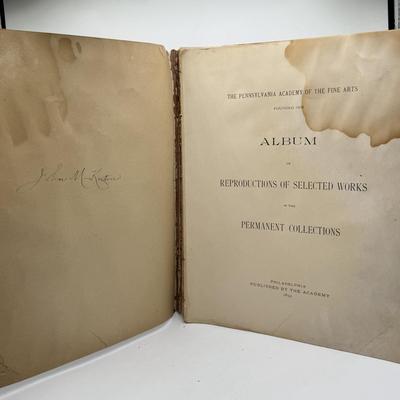 LOT 103: Album The Pennsylvania Academy of the Fine Arts, Many Vintage Pitman NJ Postcards, Local Ephemera