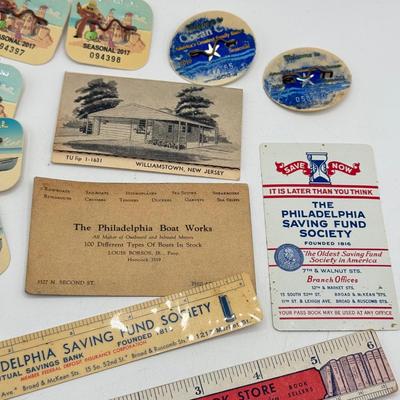 LOT 103: Album The Pennsylvania Academy of the Fine Arts, Many Vintage Pitman NJ Postcards, Local Ephemera