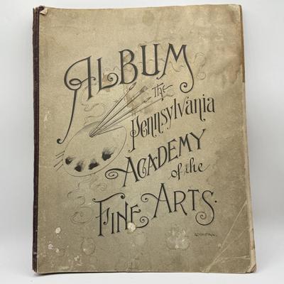LOT 103: Album The Pennsylvania Academy of the Fine Arts, Many Vintage Pitman NJ Postcards, Local Ephemera