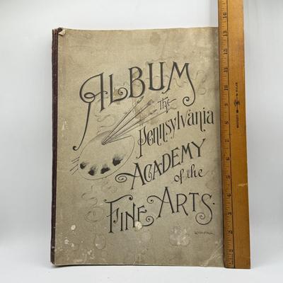 LOT 103: Album The Pennsylvania Academy of the Fine Arts, Many Vintage Pitman NJ Postcards, Local Ephemera