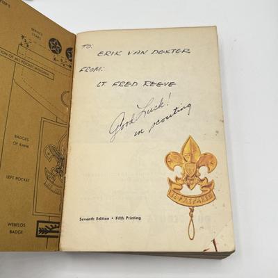 LOT 108: Vintage Girl & Boy Scouts Manuals & Cub Scouts Commemorative Mugs