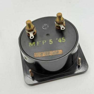 LOT 110: Vintage Meters: Frahm Frequency 115 Volts, Westinghouse Milliamperes, Volts Alternating Current, Percentage Modulation Model 301