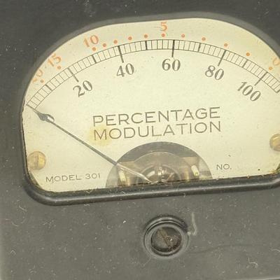 LOT 110: Vintage Meters: Frahm Frequency 115 Volts, Westinghouse Milliamperes, Volts Alternating Current, Percentage Modulation Model 301