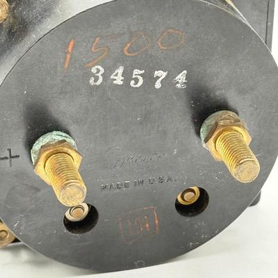 LOT 112: Vintage Simpson Panel Direct Current Meters