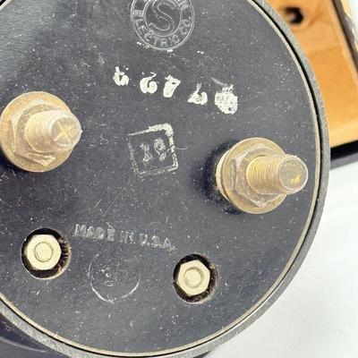 LOT 112: Vintage Simpson Panel Direct Current Meters