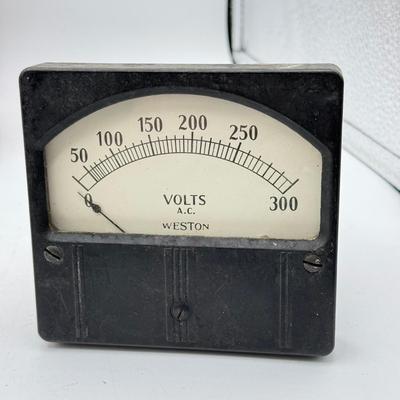 LOT 114: Vintage Weston Meters measuring Decibels, Volts, DC Milliamperes