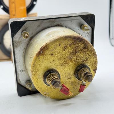 LOT 114: Vintage Weston Meters measuring Decibels, Volts, DC Milliamperes