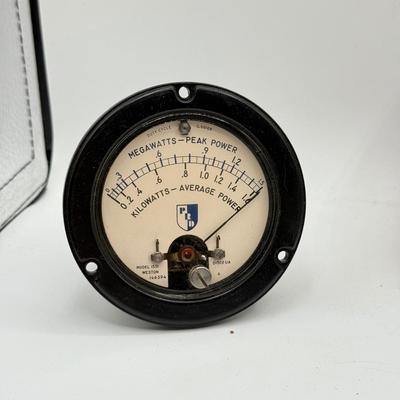 LOT 114: Vintage Weston Meters measuring Decibels, Volts, DC Milliamperes