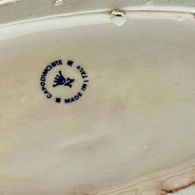 LOT 115: Capodimonte Arte Gaia Porcelain Flower Sculpture