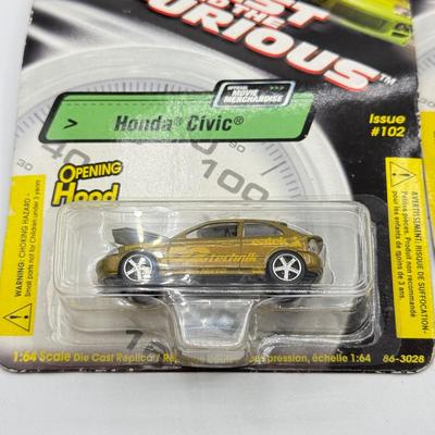 LOT 118: Revell Fast & Furious Toy Cars in package & More