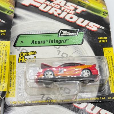 LOT 118: Revell Fast & Furious Toy Cars in package & More