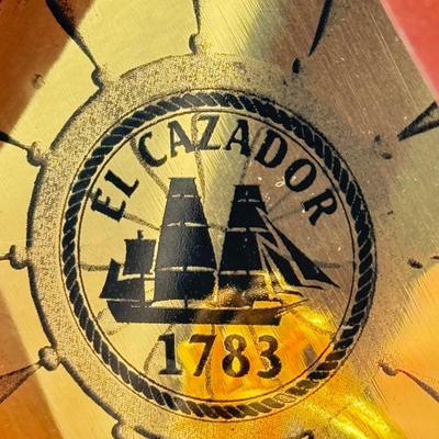 LOT 120: Franklin Mint Chocolate El Cazador Pocket Watch, Coastal Navigation & Piloting Guides