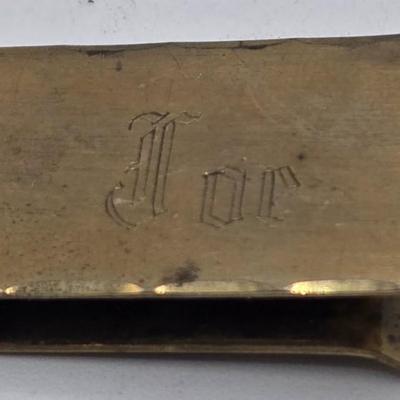 LOT 121J: Bergamot Brass Works Belt Buckle, Vintage Ronson Standard Lighter, Cufflinks, and More