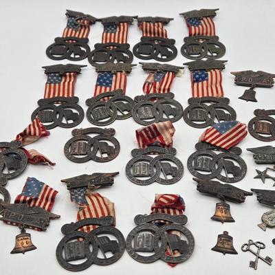 LOT 122J: Vintage Medals from the Patriotic Order of the Sons of America Repair Lot