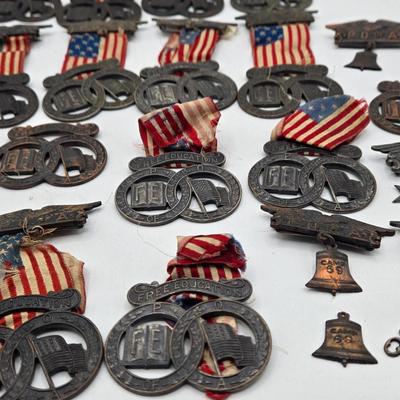 LOT 122J: Vintage Medals from the Patriotic Order of the Sons of America Repair Lot