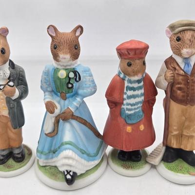 LOT 123: Woodmouse Family Collection by Franklin Mint