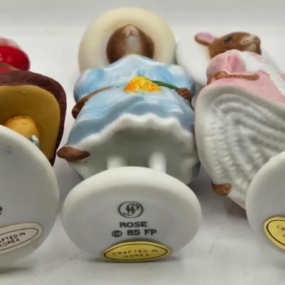 LOT 123: Woodmouse Family Collection by Franklin Mint