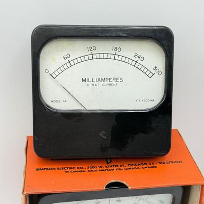 LOT 141: Vintage Panel Meters