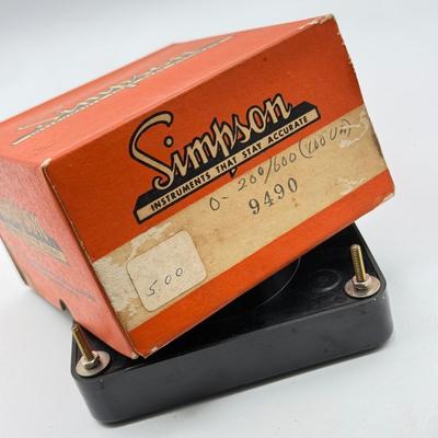 LOT 141: Vintage Panel Meters