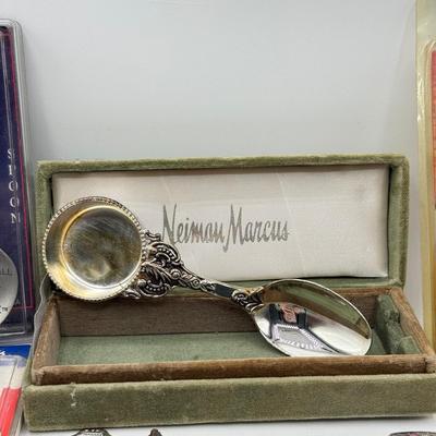 LOT 147: Collection of Souvenir Spoons: Pewter, Silver Plate & More