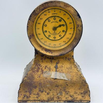 LOT 149: Coin Bank, Vintage Florida Perpetual Desk Calendar, Copper Trays