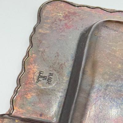 LOT 149: Coin Bank, Vintage Florida Perpetual Desk Calendar, Copper Trays