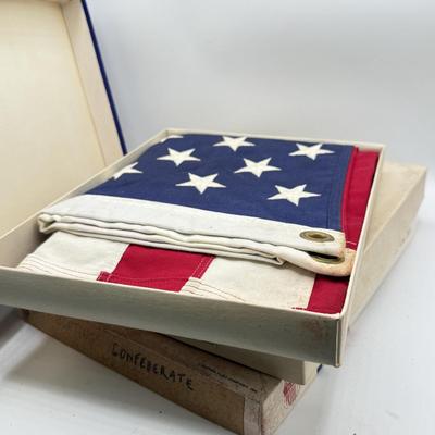 LOT 150: Flags: New Jersey, Bennington, Betsy Ross & More