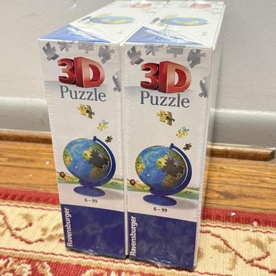 LOT 161: Sealed NIP Puzzles: 3D Ravensberger, Advertising & Ocean Themed