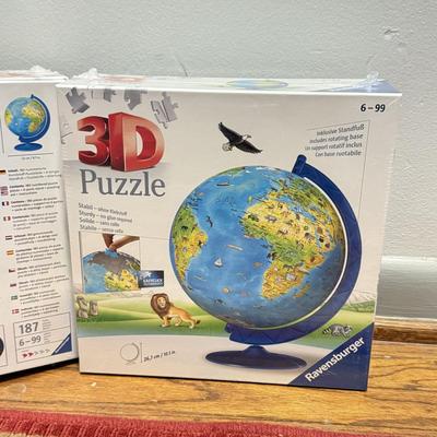 LOT 161: Sealed NIP Puzzles: 3D Ravensberger, Advertising & Ocean Themed