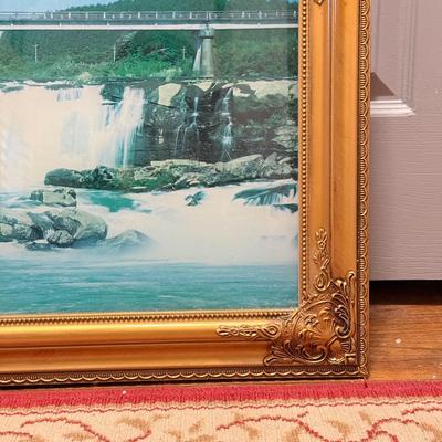 LOT 164: Light Up Motion Waterfall Picture (working)