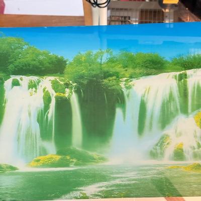 LOT 166: Lights & Motion Waterfall w/ Mirrored Frame (Works)