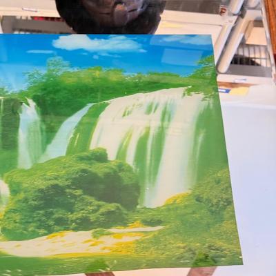 LOT 166: Lights & Motion Waterfall w/ Mirrored Frame (Works)