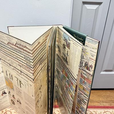 LOT 167: Large Reproduction "Map of History" Book & Maps