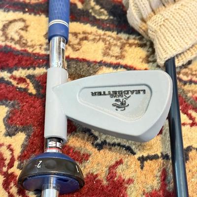 LOT 168: Variety of Golf Clubs & Golf Accessories