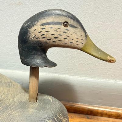 LOT 169: Wood Decoy Duck (22” long)