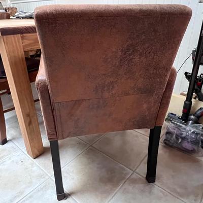 Sold Wood Rectangular Table and 4 Chairs